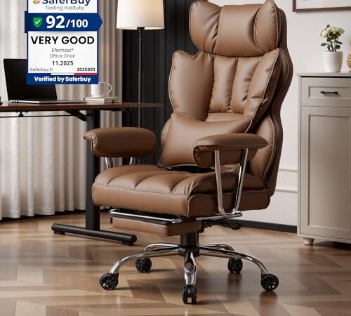 Fauteuil Ergonomique de Bureau en Cuir PU Fauteuil Ergonomique de Bureau en Cuir PU