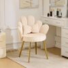 Fauteuil Ergonomique en Velours Beige Fauteuil Ergonomique en Velours Beige