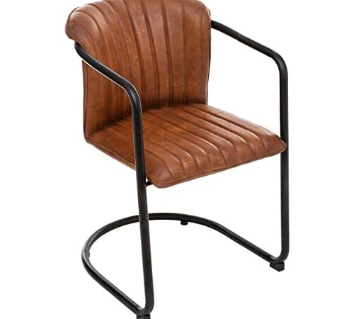 Fauteuil Kavi Cognac en Cuir Atmosphera Fauteuil Kavi Cognac en Cuir Atmosphera