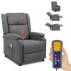 Fauteuil Massant Électrique Inclinable Confortable