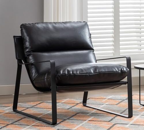 Fauteuil Moderne en Cuir PU Confortable Fauteuil Moderne en Cuir PU Confortable