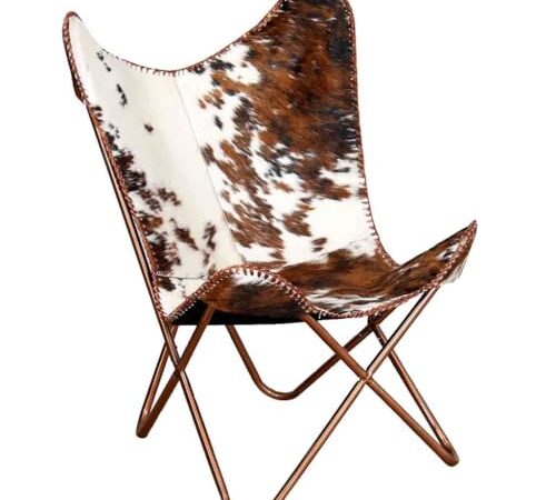 Fauteuil Papillon Cuir de Vachette Fauteuil Papillon Cuir de Vachette