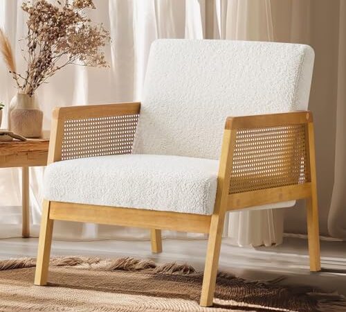 Fauteuil Relax en Bouclé Moderne Fauteuil Relax en Bouclé Moderne