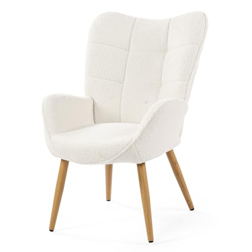 Fauteuil Scandinave Confort Élevé Beige Fauteuil Scandinave Confort Élevé Beige