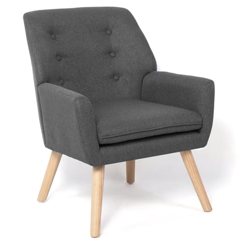 Fauteuil Scandinave NAT en Tissu Gris Fauteuil Scandinave NAT en Tissu Gris