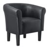 Fauteuil Similicuir Design Moderne Noir Fauteuil Similicuir Design Moderne Noir