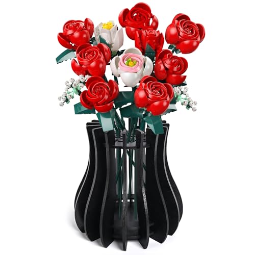 Kit de Vase en Bois pour Fleurs Lego Kit de Vase en Bois pour Fleurs Lego