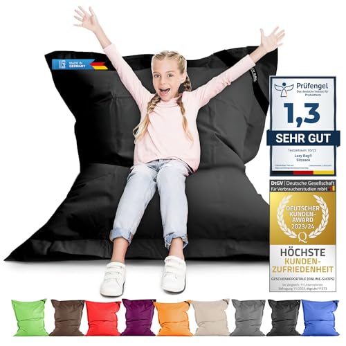Lazy Bag XL Pouf Géant Noir Lazy Bag XL Pouf Géant Noir