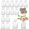 Lot de 15 Mini Vases en Verre Lot de 15 Mini Vases en Verre