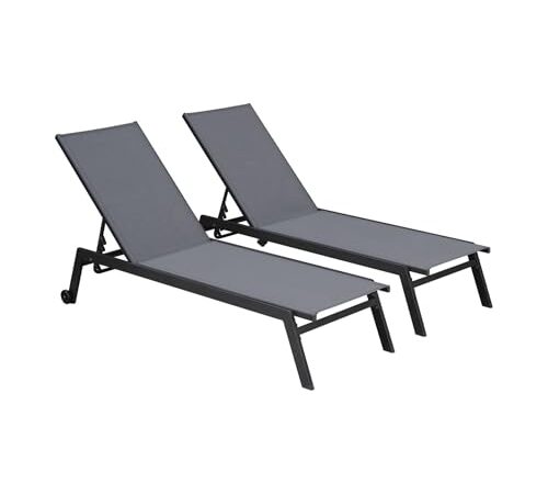 Lot de 2 Bains de Soleil Elsa Lot de 2 Bains de Soleil Elsa