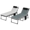 Lot de 2 Bains de Soleil Pliants Lot de 2 Bains de Soleil Pliants