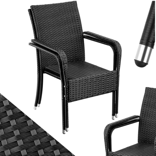 Lot de 2 Chaises de Jardin en Rotin Lot de 2 Chaises de Jardin en Rotin