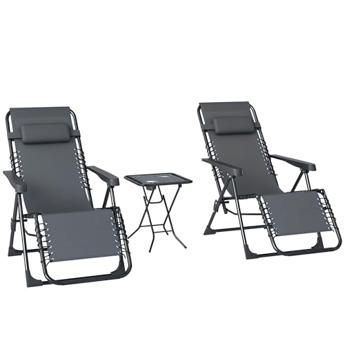 Lot de 2 Chaises Longues Gravité Zéro Lot de 2 Chaises Longues Gravité Zéro