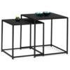 Lot de 2 Tables Basses Gigognes Davis Lot de 2 Tables Basses Gigognes Davis