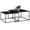 Lot de 2 Tables Basses Gigognes Davis Lot de 2 Tables Basses Gigognes Davis