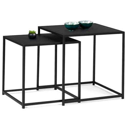 Lot de 2 Tables Basses Gigognes Davis Lot de 2 Tables Basses Gigognes Davis