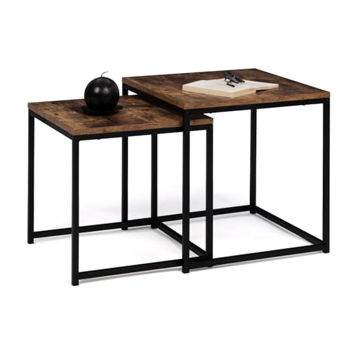 Lot de 2 Tables Basses Gigognes Dayton Lot de 2 Tables Basses Gigognes Dayton