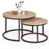 Lot de 2 Tables Basses Gigognes Detroit Lot de 2 Tables Basses Gigognes Detroit