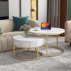 Lot de 2 Tables Basses Modernes Lot de 2 Tables Basses Modernes