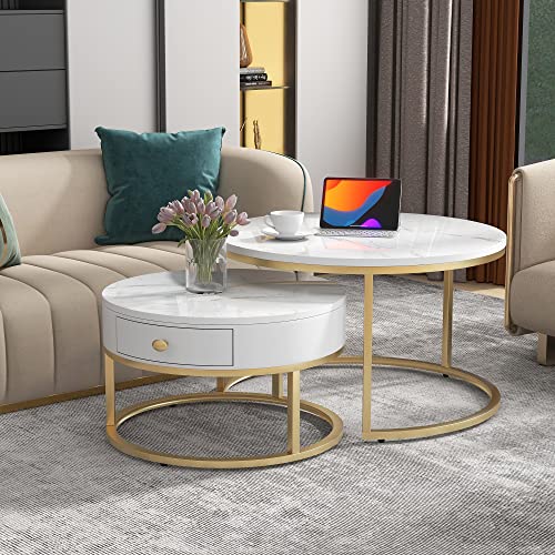 Lot de 2 Tables Basses Modernes Lot de 2 Tables Basses Modernes