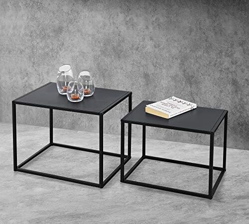Lot de 2 Tables Basses Rectangulaires Lot de 2 Tables Basses Rectangulaires