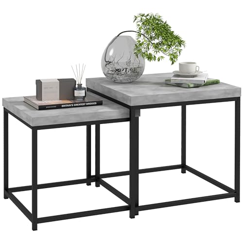 Lot de 2 Tables Bassses Gigognes Modernes Lot de 2 Tables Bassses Gigognes Modernes
