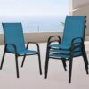 Lot de 4 Chaises de Jardin Empilables Lot de 4 Chaises de Jardin Empilables