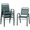 Lot de 4 chaises de jardin empilables Lot de 4 chaises de jardin empilables