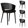 Lot de 4 chaises de Jardin OLINDO Lot de 4 chaises de Jardin OLINDO