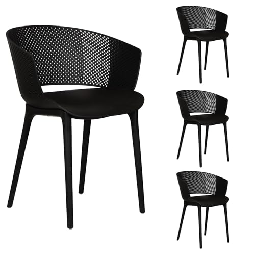 Lot de 4 chaises de Jardin OLINDO Lot de 4 chaises de Jardin OLINDO