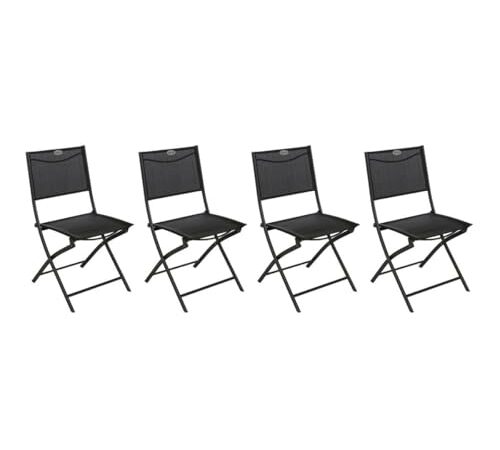 Lot de 4 Chaises de Jardin Pliantes Lot de 4 Chaises de Jardin Pliantes