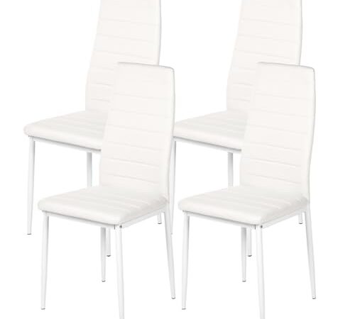 Lot de 4 Chaises de Salle à Manger Lot de 4 Chaises de Salle à Manger