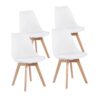 Lot de 4 Chaises Scandinaves Rétro Lot de 4 Chaises Scandinaves Rétro