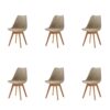 Lot de 6 Chaises de Salle à Manger