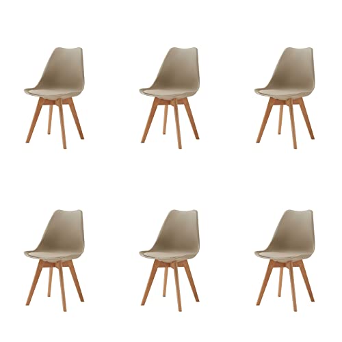 Lot de 6 Chaises de Salle à Manger