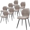 Lot de 8 Chaises de Salle à Manger Lot de 8 Chaises de Salle à Manger