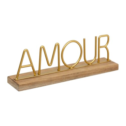 Mot Déco Amour en Métal Doré 25cm Mot Déco Amour en Métal Doré 25cm