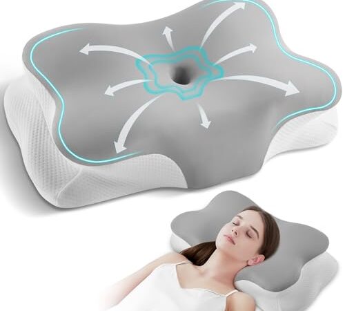 Oreiller Ergonomique Cervical en Mousse Mémorielle Oreiller Ergonomique Cervical en Mousse Mémorielle