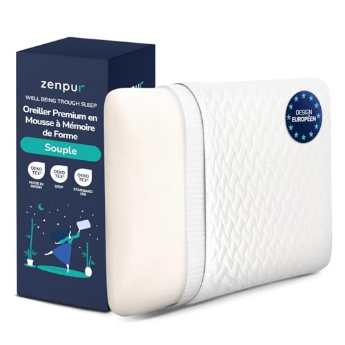 Oreiller ZenPur 13cm en Mousse Oreiller ZenPur 13cm en Mousse