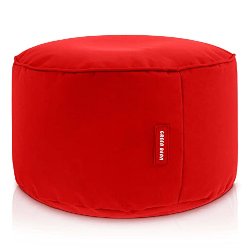 Pouf-Tabouret Rouges avec Remplissage EPS Pouf-Tabouret Rouges avec Remplissage EPS