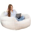 Pouf Cocooning en Velours Côtelé