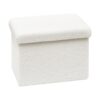 Pouf Cube avec Rangement Pliable en Velours Pouf Cube avec Rangement Pliable en Velours