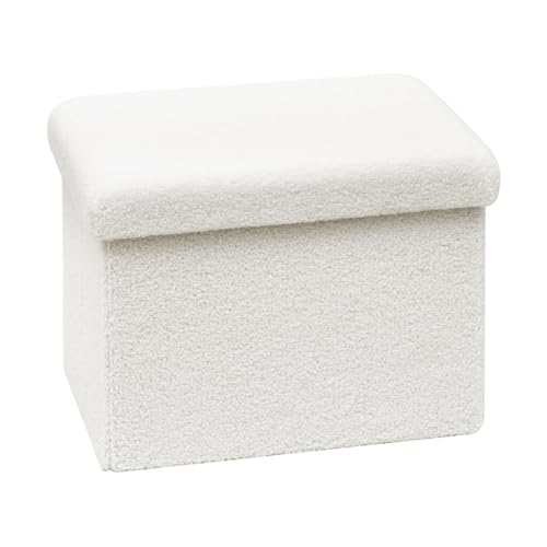 Pouf Cube avec Rangement Pliable en Velours Pouf Cube avec Rangement Pliable en Velours