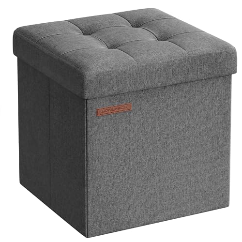 Pouf de Rangement Pliable en Tissu Pouf de Rangement Pliable en Tissu
