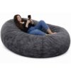 Pouf Géant Adulte en Mousse Confortable Pouf Géant Adulte en Mousse Confortable