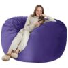 Pouf géant en velours pour adultes