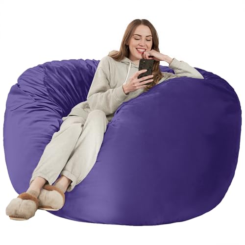 Pouf géant en velours pour adultes