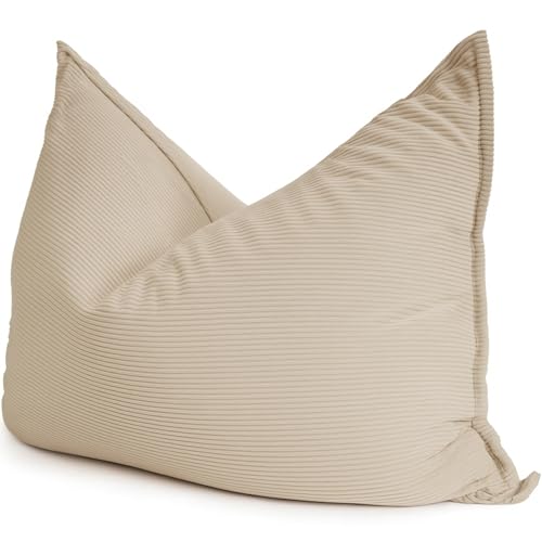 Pouf Géant XXL en Velours Côtelé Pouf Géant XXL en Velours Côtelé