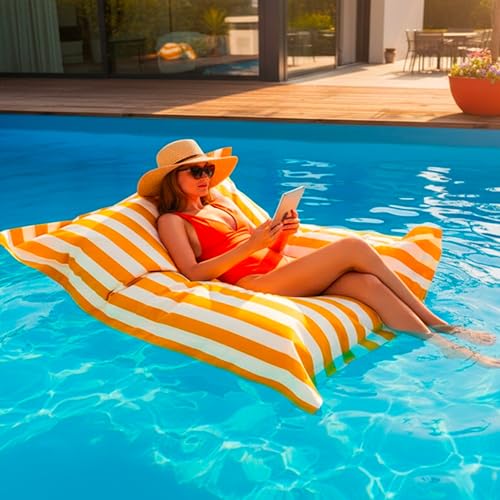 Pouf Géant XXL Flottant pour Piscine