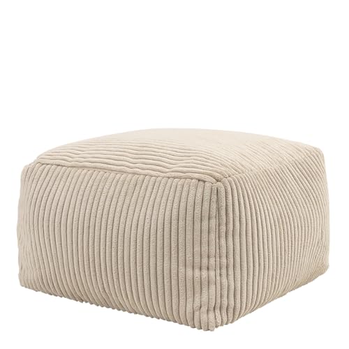 Pouf Icon Amara en Velours Côtelé Pouf Icon Amara en Velours Côtelé